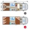 AUTOCARAVANA ILUSION XMK 690 VOYENVAN PLANTA